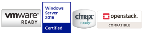 Fully certified storage virtualization solutions