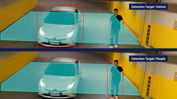 People and vehicle detection