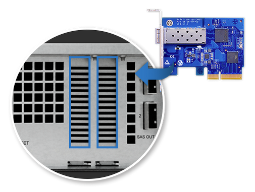 Dual 10GbE NIC and SAS and SATA 3 6Gb/s support