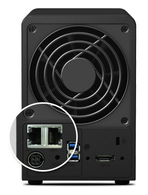 Dual LAN ports for failover and Link Aggregation support