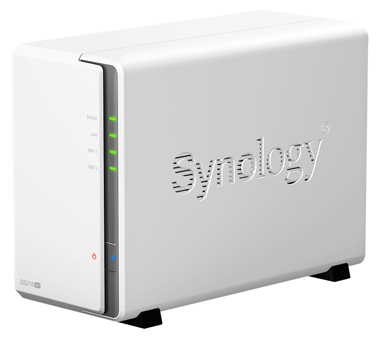Synology DS216se Left View