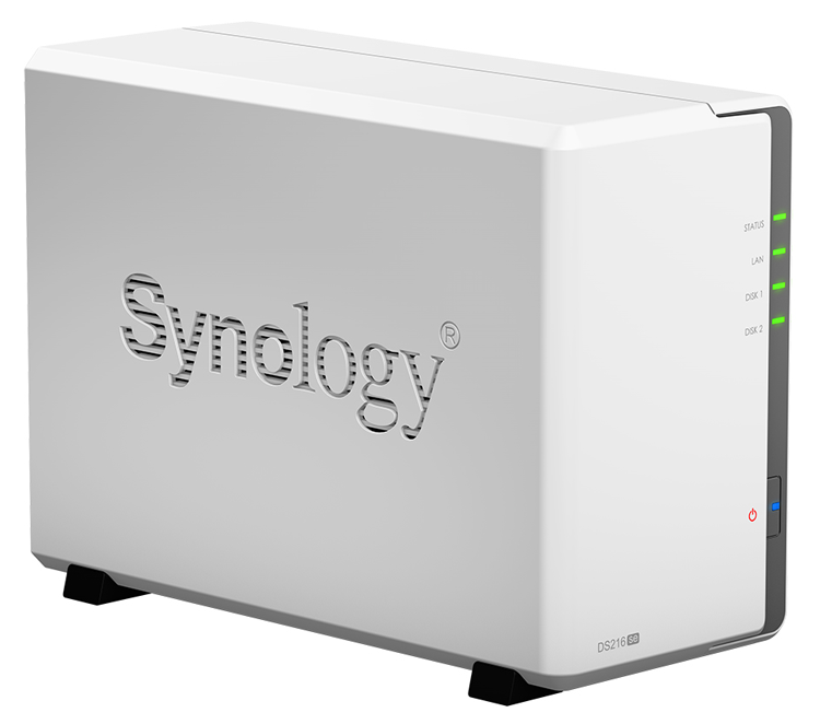 Synology DS216se Right Side View