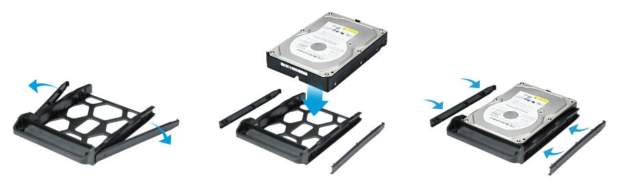 Easy hard drive installation