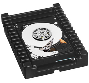 VelociRaptor Hard Drive View with IcePack mounting frame