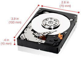 VelociRaptor Hard Drive Size