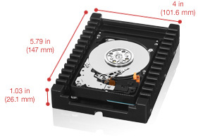 VelociRaptor Hard Drive w/icepack size